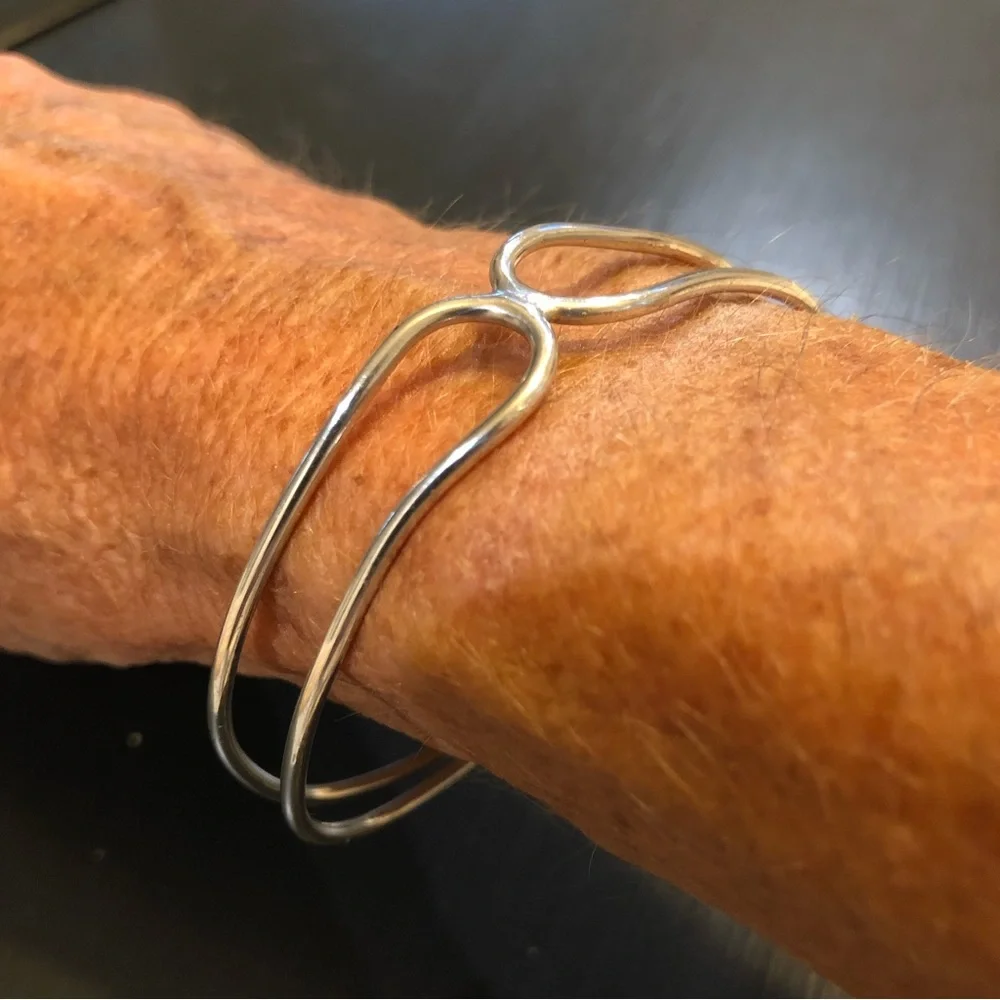 925 Silver cuff bracelet